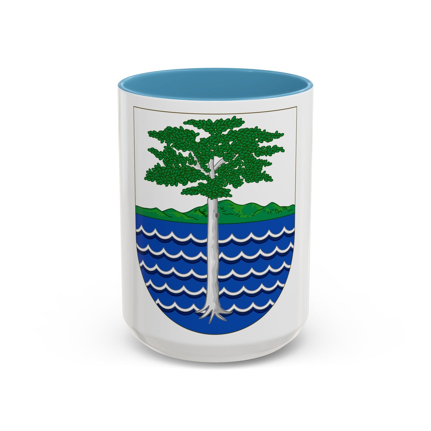 Coat of Arms of the Portuguese and Spanish Guinea - Accent Coffee Mug