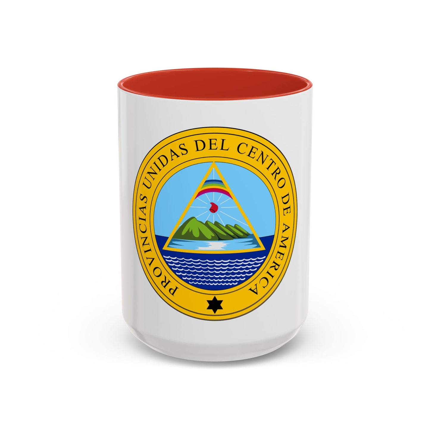 Coat of arms of the United Provinces of Central America - Accent Coffee Mug