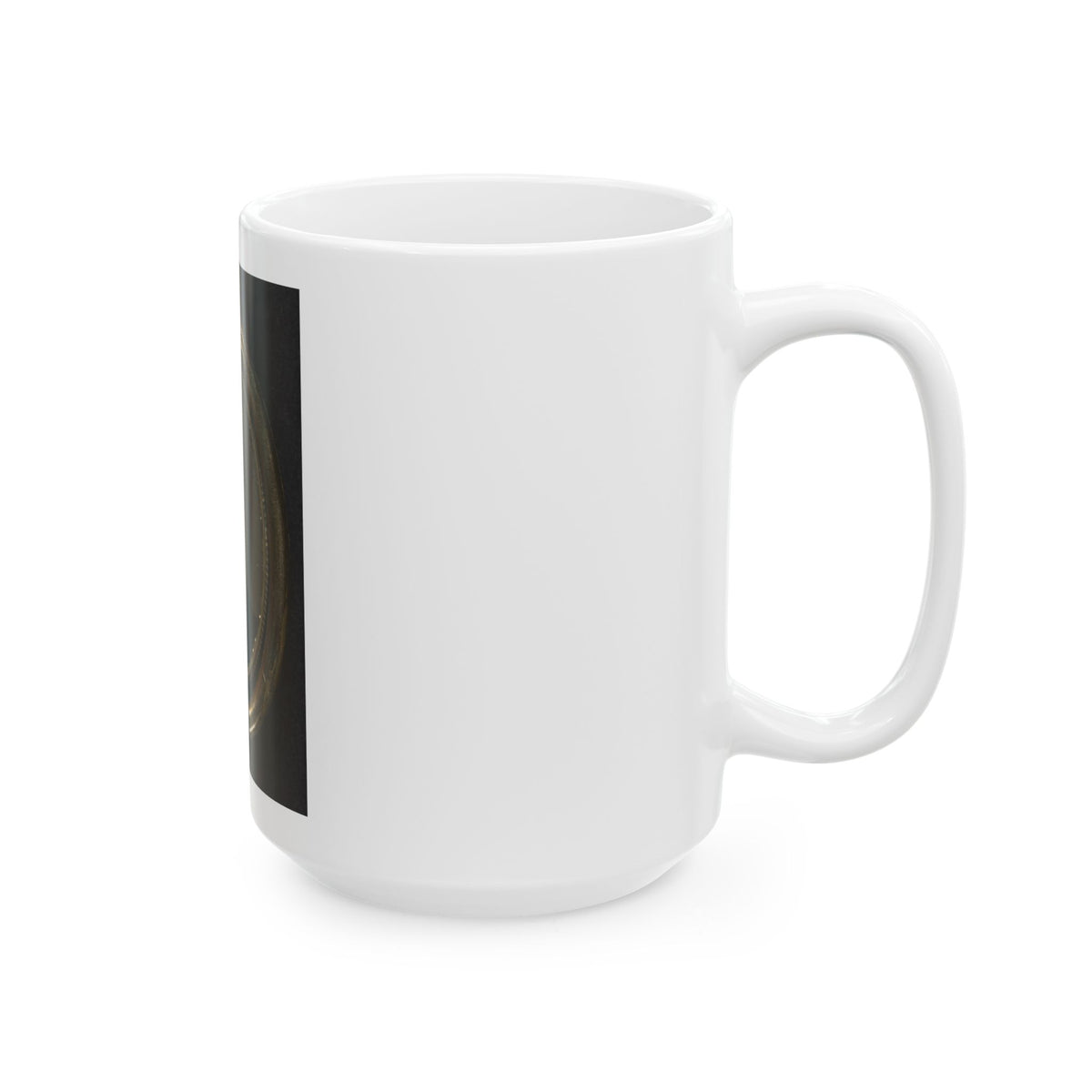 Unidentified Soldier In Union Uniform And Lock Of Hair In Brooch (U.S. Civil War) White Coffee Mug