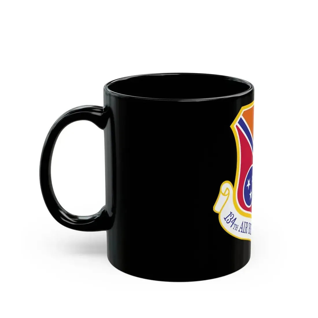 134th Air Refueling Wing (U.S. Air Force) Black Coffee Mug - Go Mug Yourself