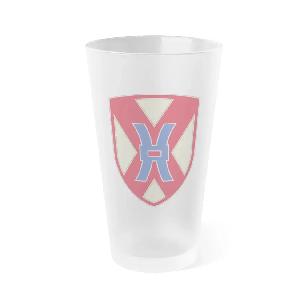 135 Sustainment Command (U.S. Army) Frosted Pint Glass 16oz Default Title - Go Mug Yourself