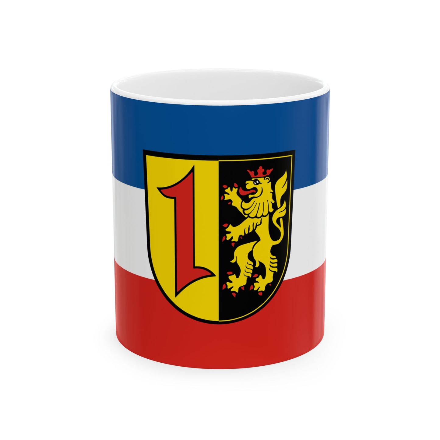 Querflagge Mannheim (Germany) White Coffee Mug