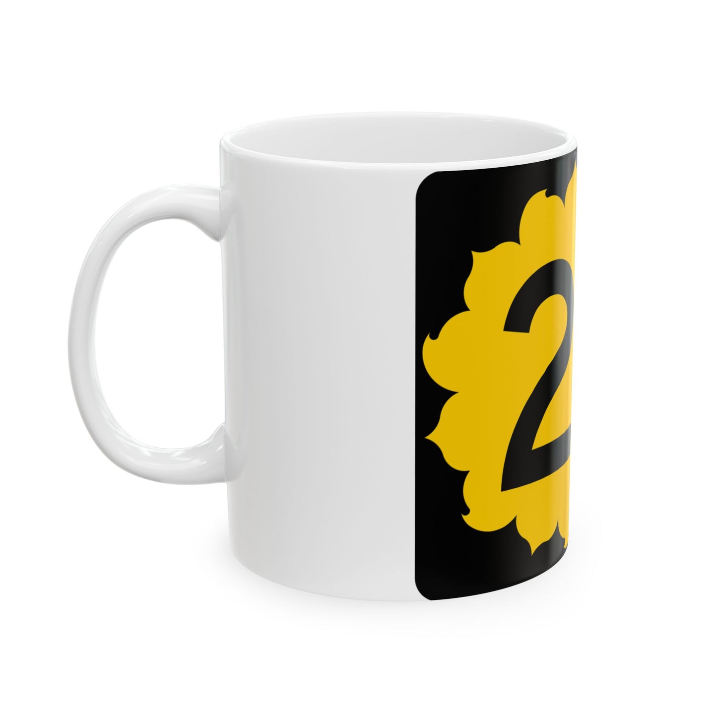 K-211 (Kansas) (Road Sign) White Coffee Mug