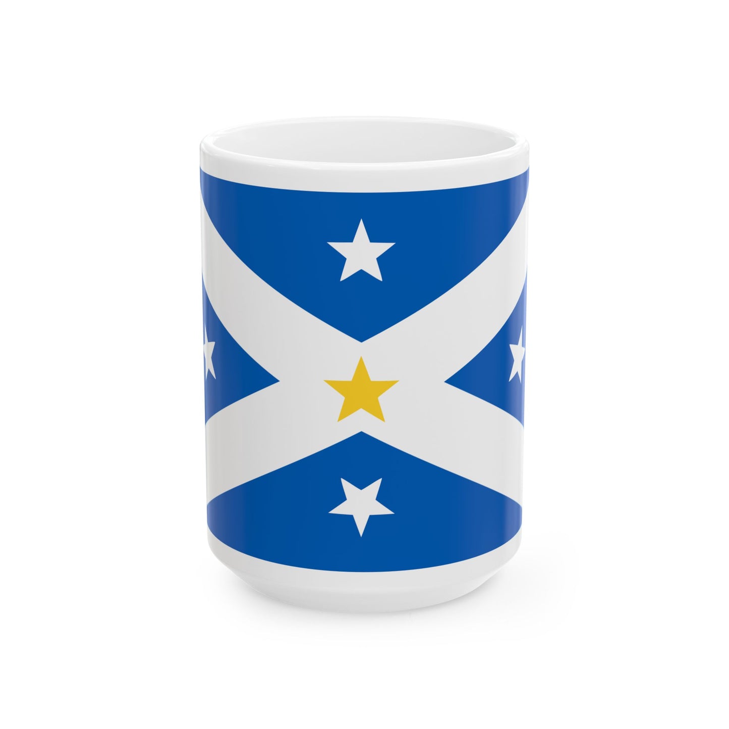Lambing Flat riots banner flag (Australia) White Coffee Mug