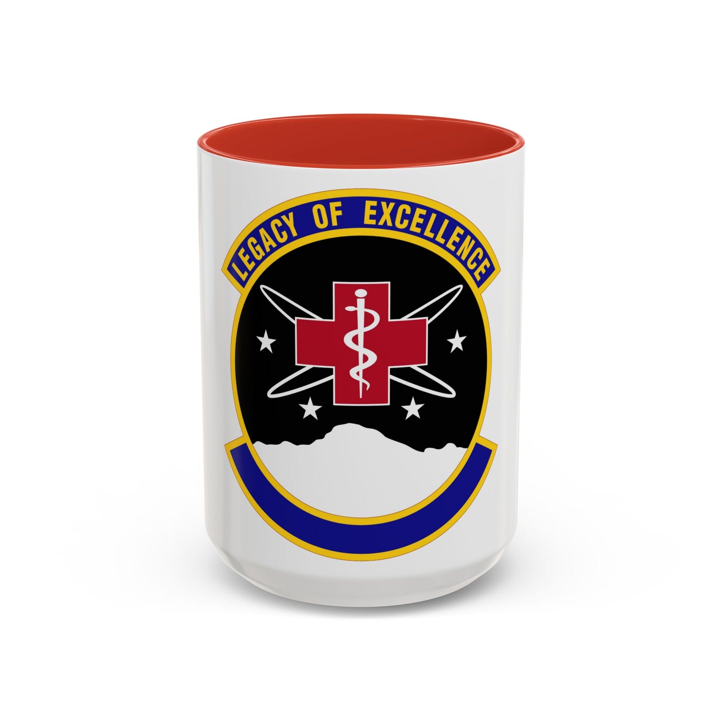 21 Healthcare Operations Squadron USSF (U.S. Air Force) Accent Coffee Mug