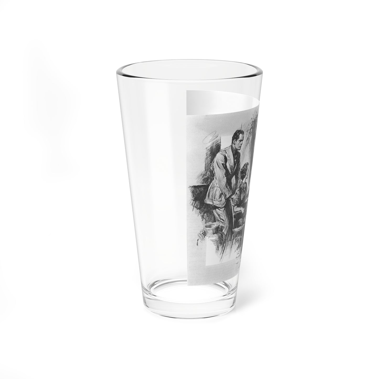 Illustration by Charles D. Mitchell, 1936 (2) - Pint Glass 16oz