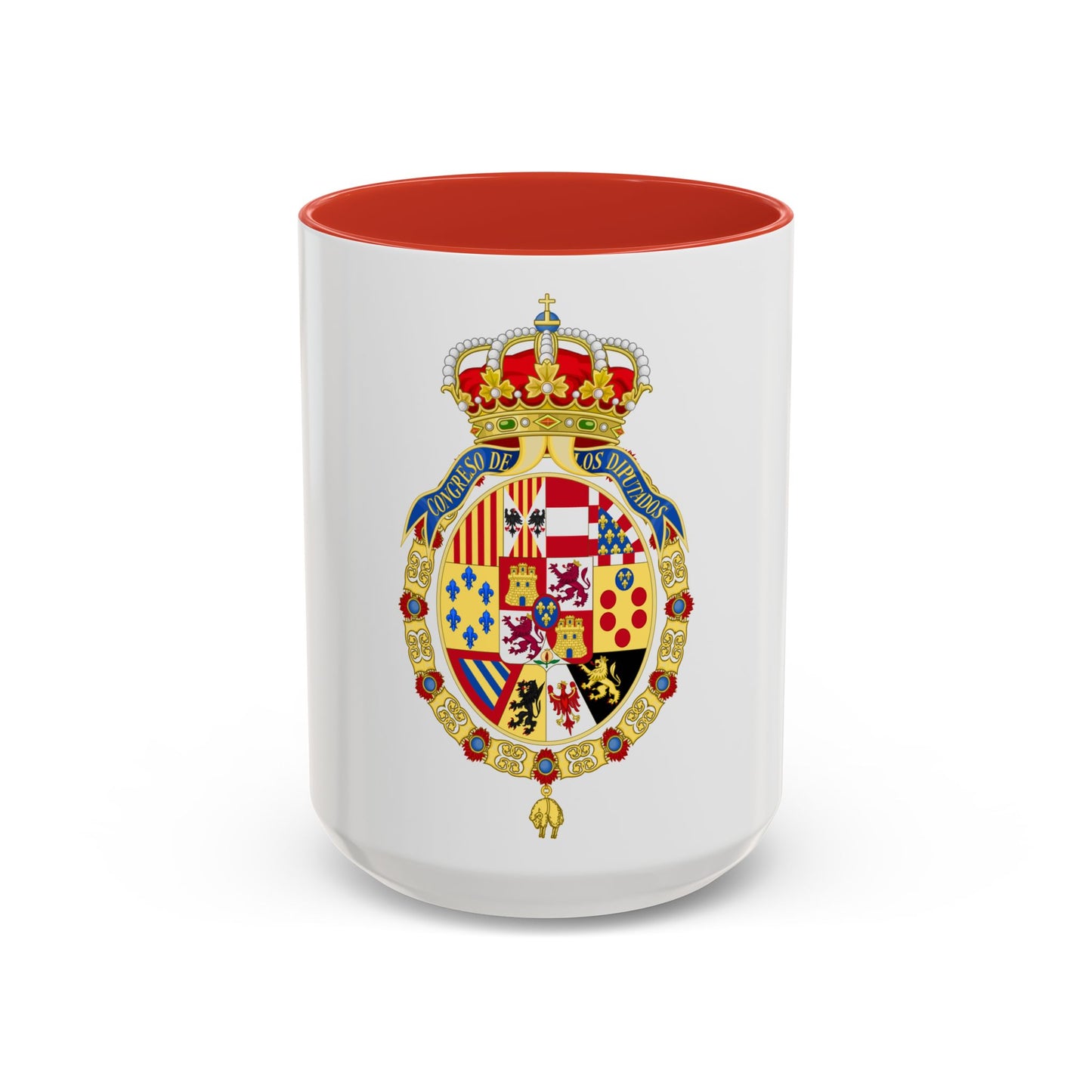 Coat of Arms of the Congress of Spain - Accent Coffee Mug