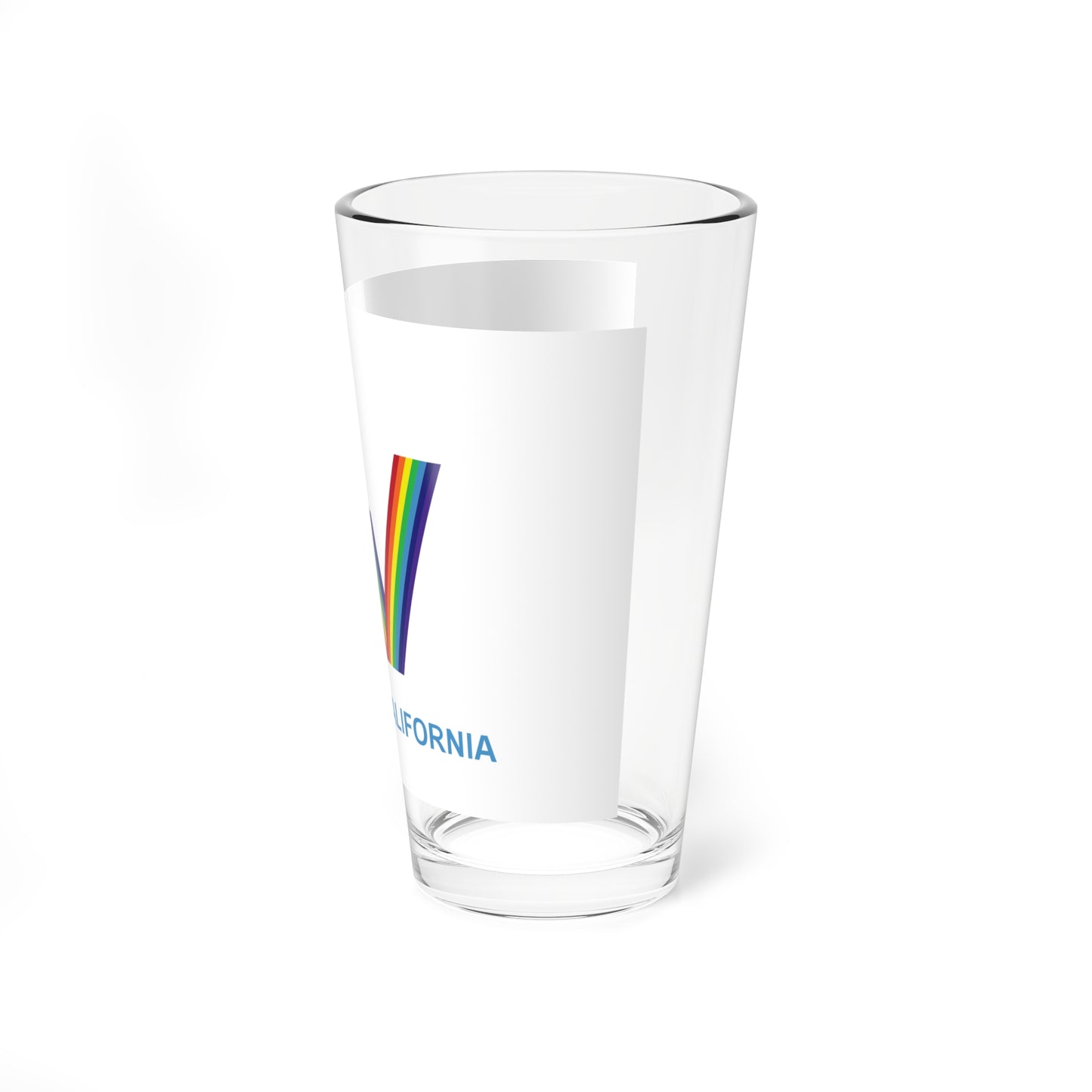 Flag of Whittier, California - Pint Glass 16oz