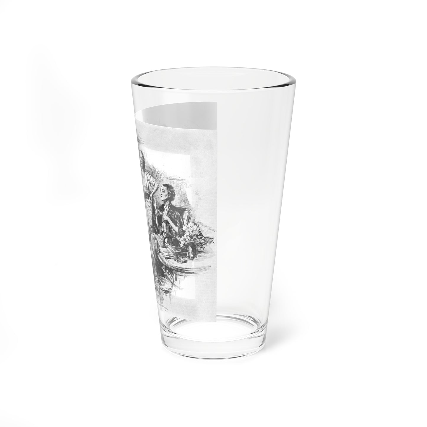 Illustration by Charles D. Mitchell, 1936 (2) - Pint Glass 16oz
