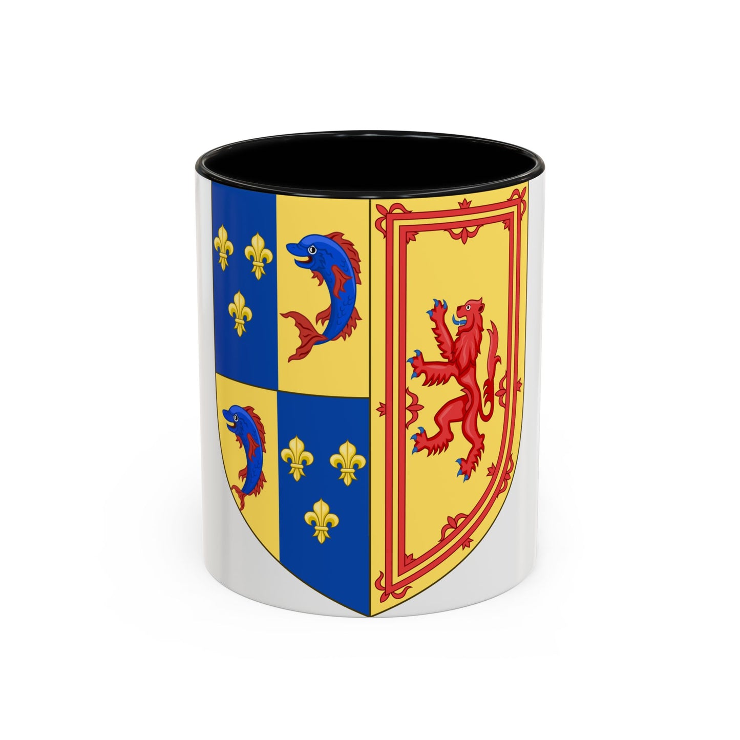 Royal Arms of the Kingdom of Scotland (1558) - Accent Coffee Mug