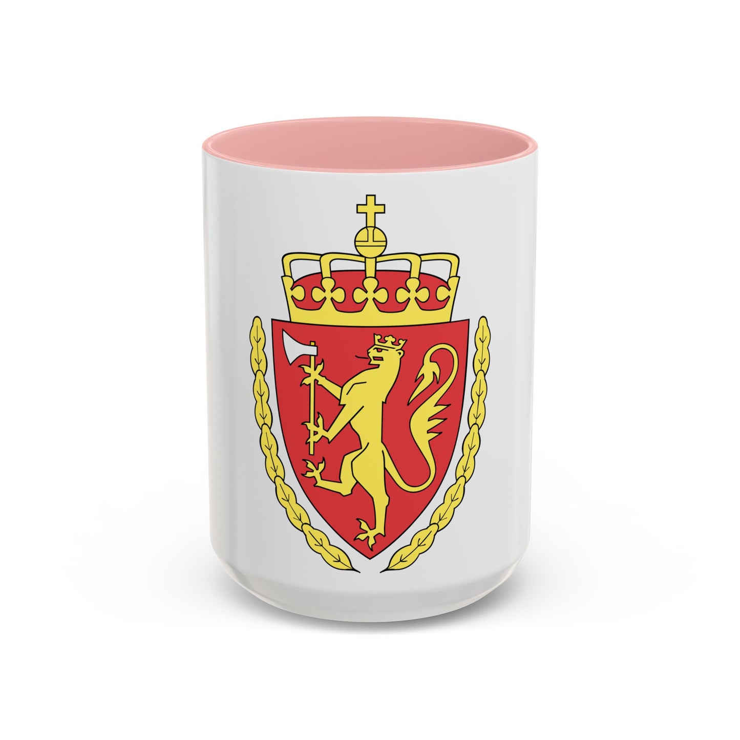 Coat of arms of the Norwegian Customs Service - Accent Coffee Mug