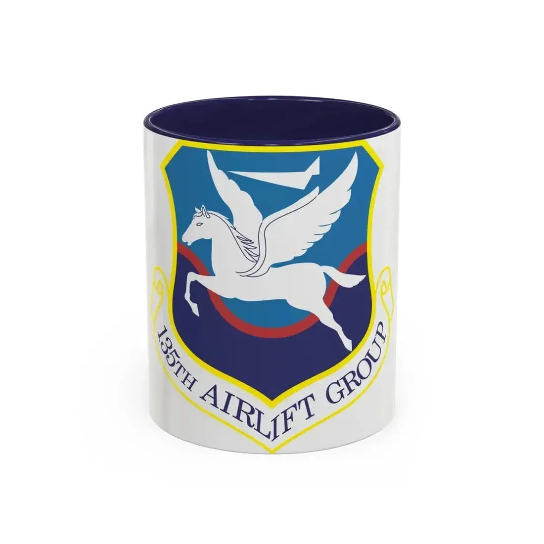 135th Airlift Group (U.S. Air Force) Accent Coffee Mug 11oz Navy - Go Mug Yourself