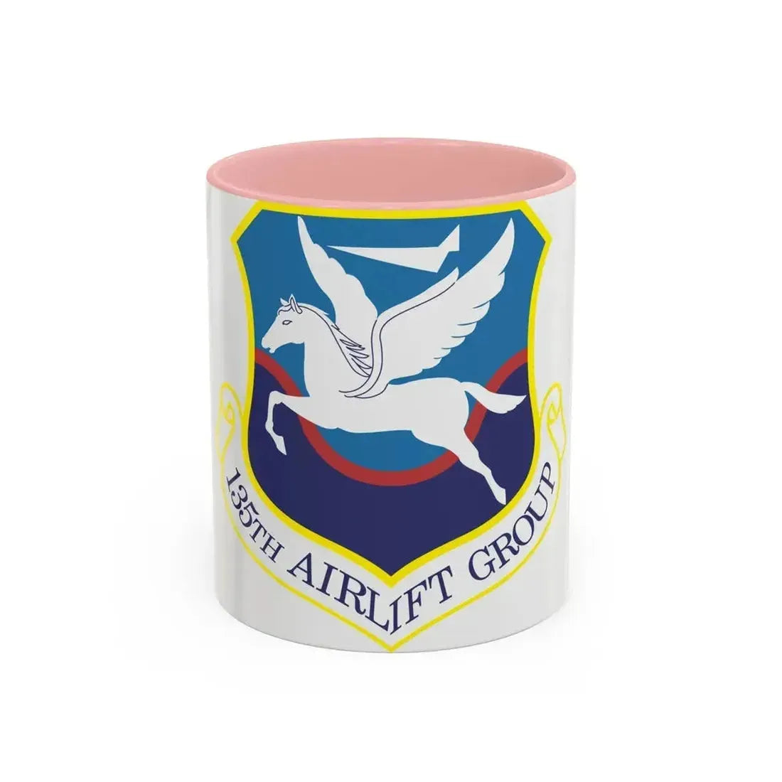135th Airlift Group (U.S. Air Force) Accent Coffee Mug 11oz Pink - Go Mug Yourself
