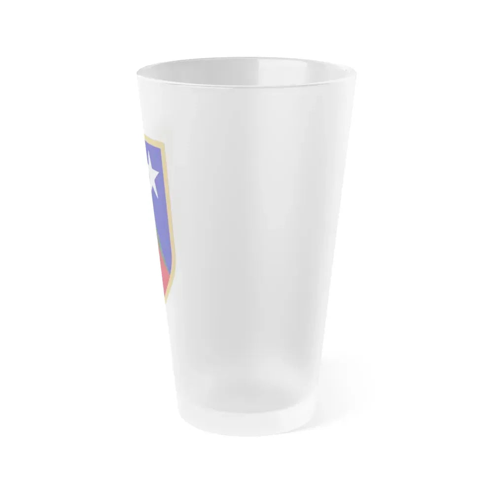136 Maneuver Enhancement Brigade 2 (U.S. Army) Frosted Pint Glass 16oz - Go Mug Yourself