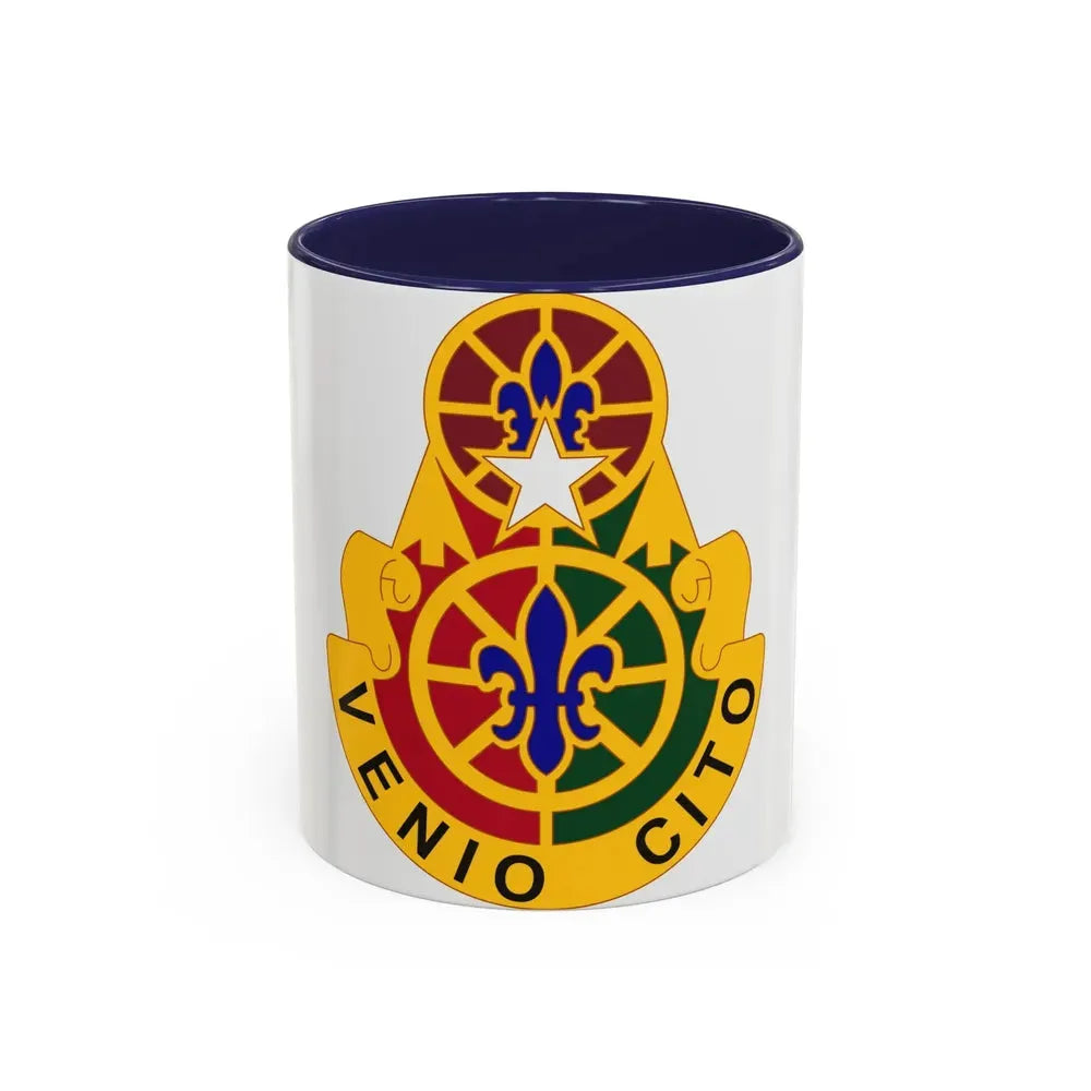 136 Maneuver Enhancement Brigade (U.S. Army) Accent Coffee Mug 11oz Navy - Go Mug Yourself