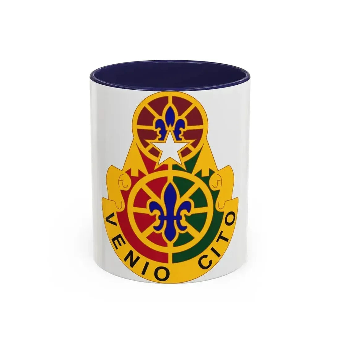 136 Maneuver Enhancement Brigade (U.S. Army) Accent Coffee Mug 11oz Navy - Go Mug Yourself