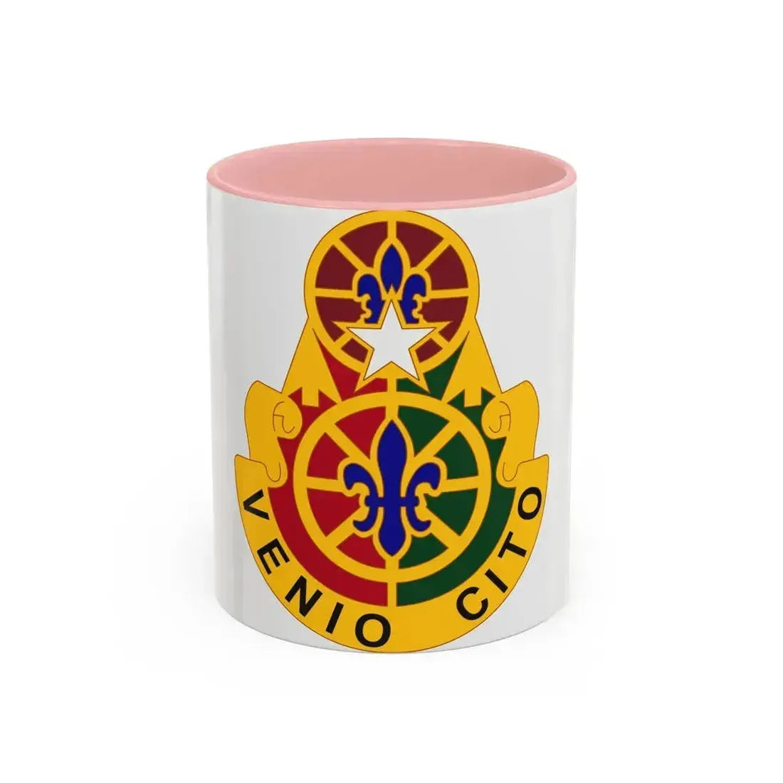 136 Maneuver Enhancement Brigade (U.S. Army) Accent Coffee Mug 11oz Pink - Go Mug Yourself