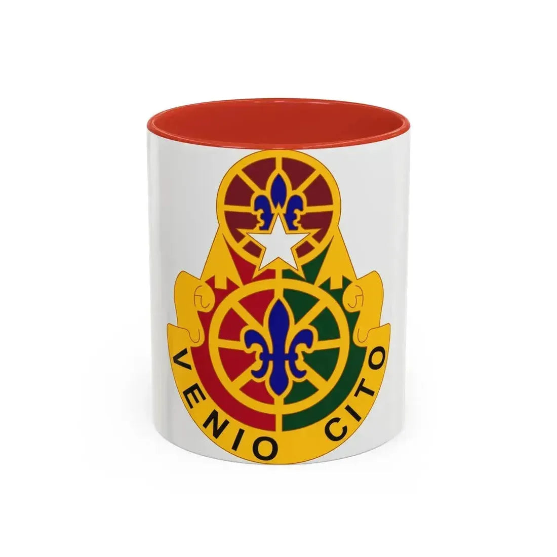 136 Maneuver Enhancement Brigade (U.S. Army) Accent Coffee Mug 11oz Red - Go Mug Yourself