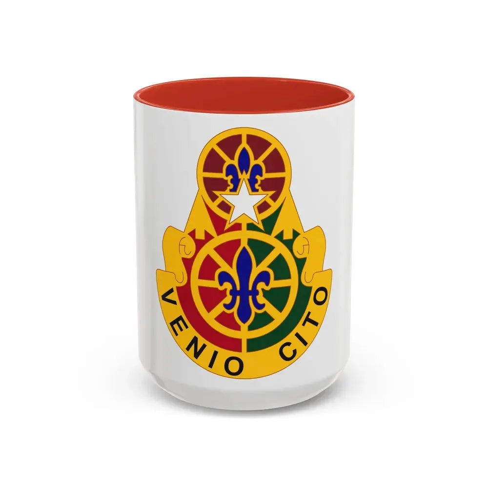 136 Maneuver Enhancement Brigade (U.S. Army) Accent Coffee Mug 15oz Red - Go Mug Yourself