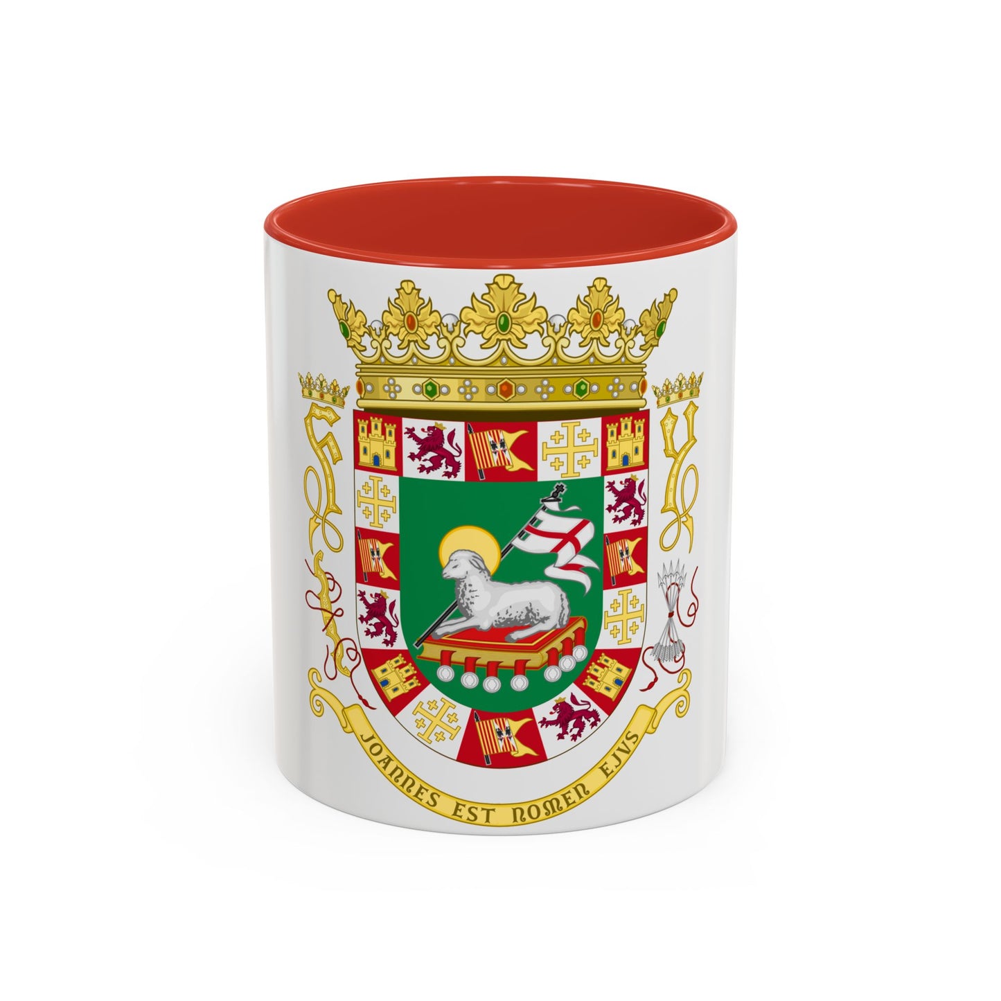 Coat of arms of the Commonwealth of Puerto Rico 2 - Accent Coffee Mug