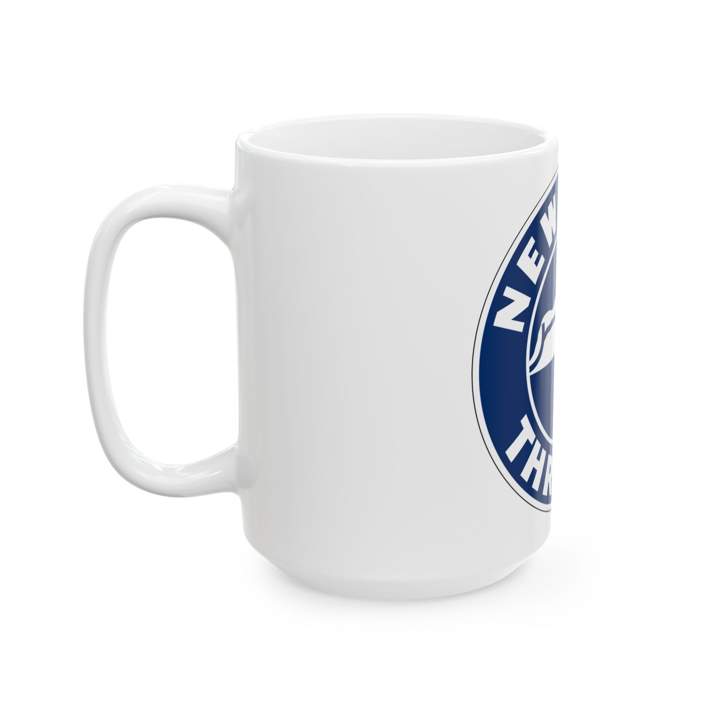 NYS Thruway Sign (New York) (Road Sign) White Coffee Mug