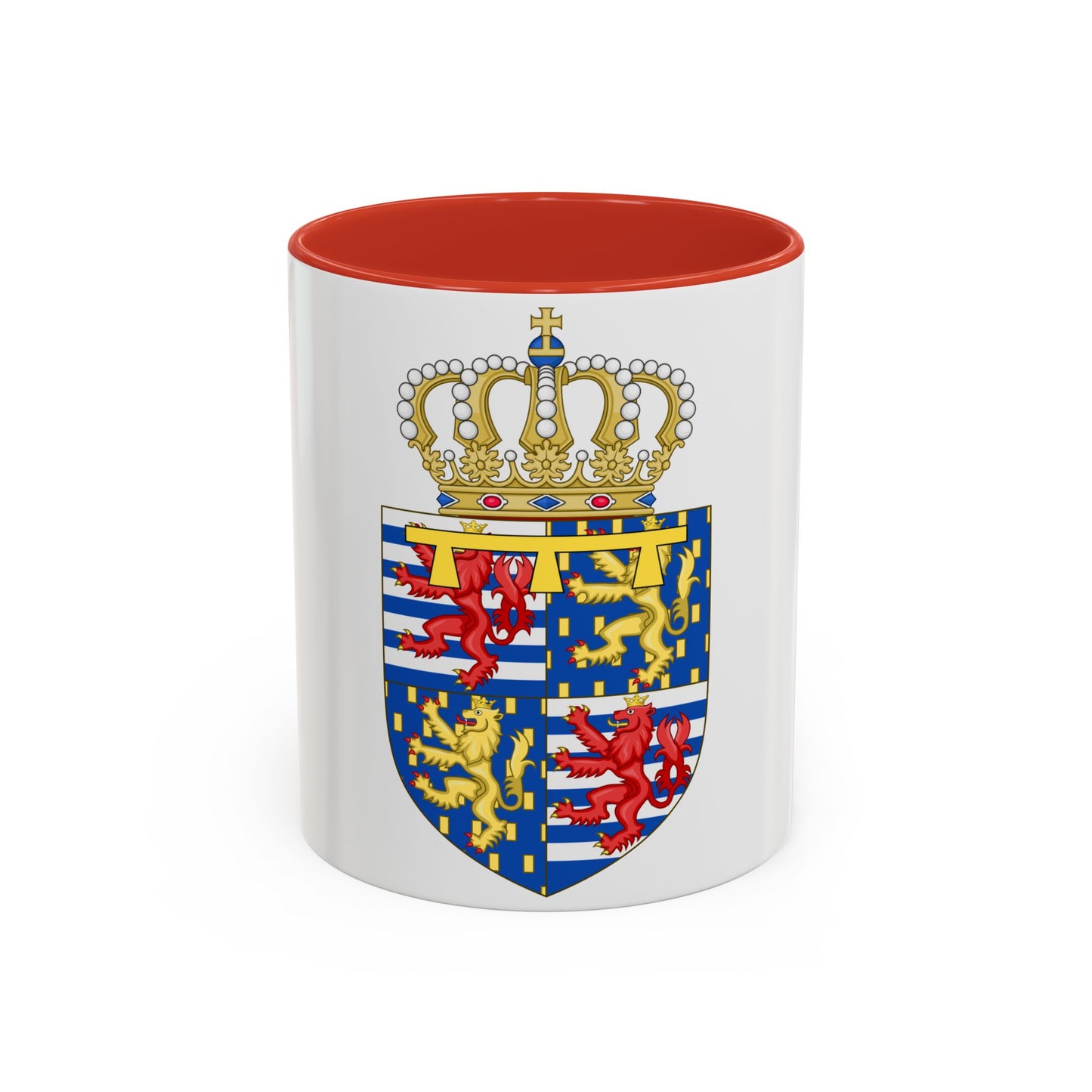 Lesser coat of arms of the Hereditary Grand Duke of Luxembourg (2000) - Accent Coffee Mug