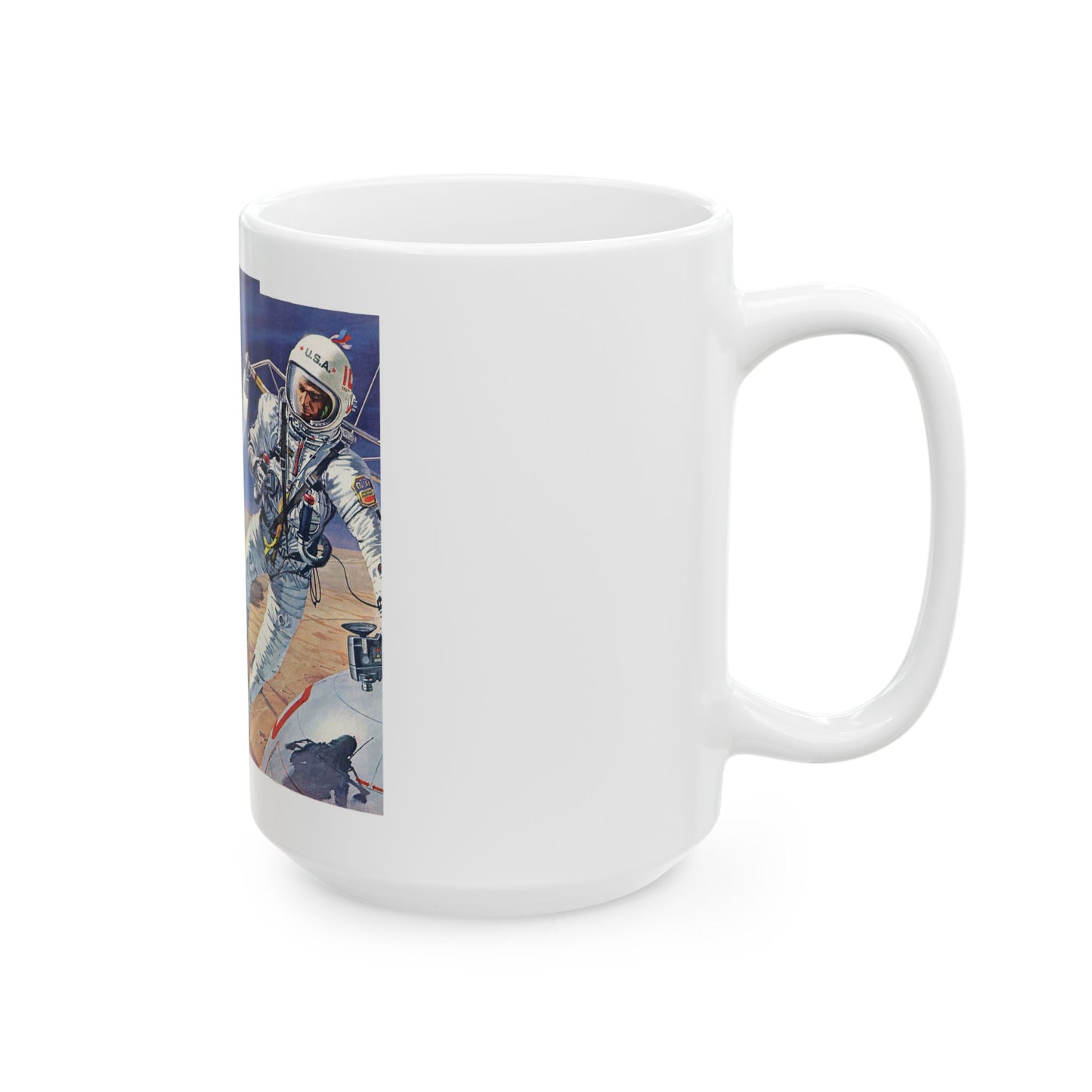 Exploring on Mars, half a year from home - White Coffee Mug