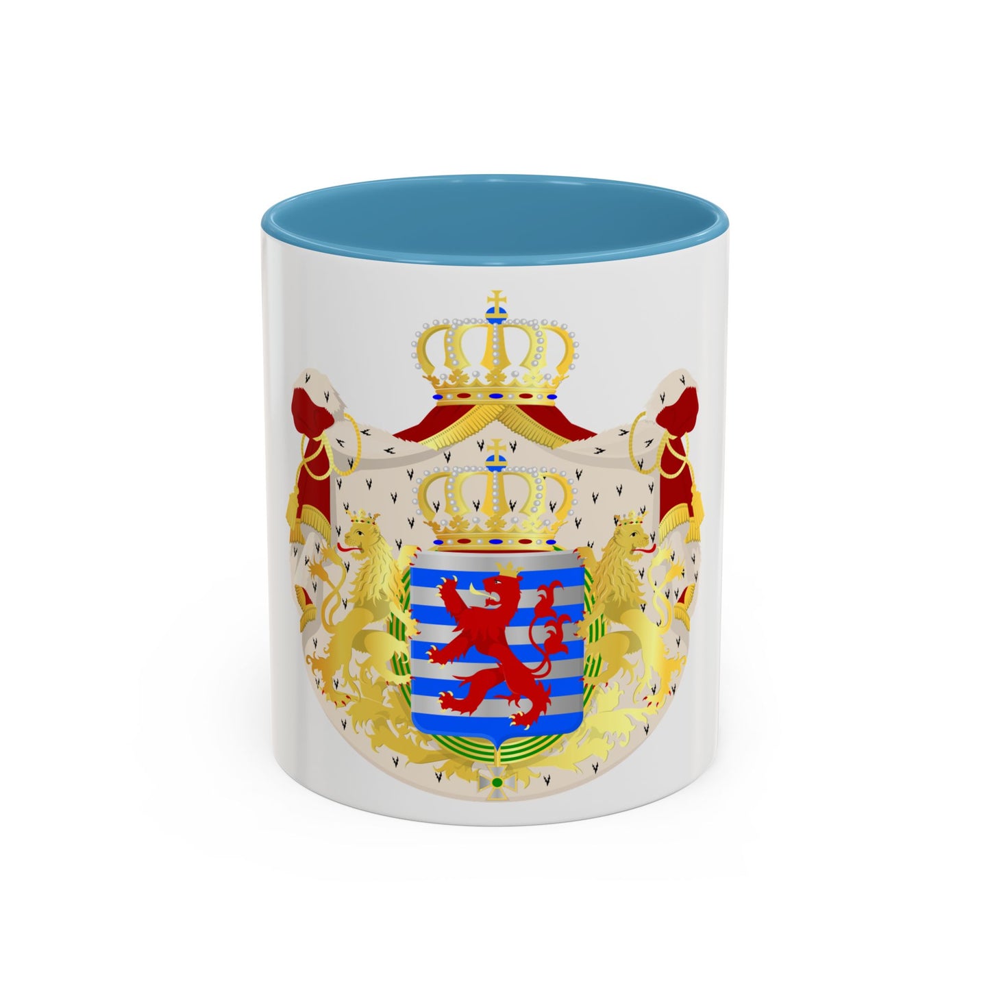 Greater coat of arms of the grand-duchy of Luxembourg - Accent Coffee Mug