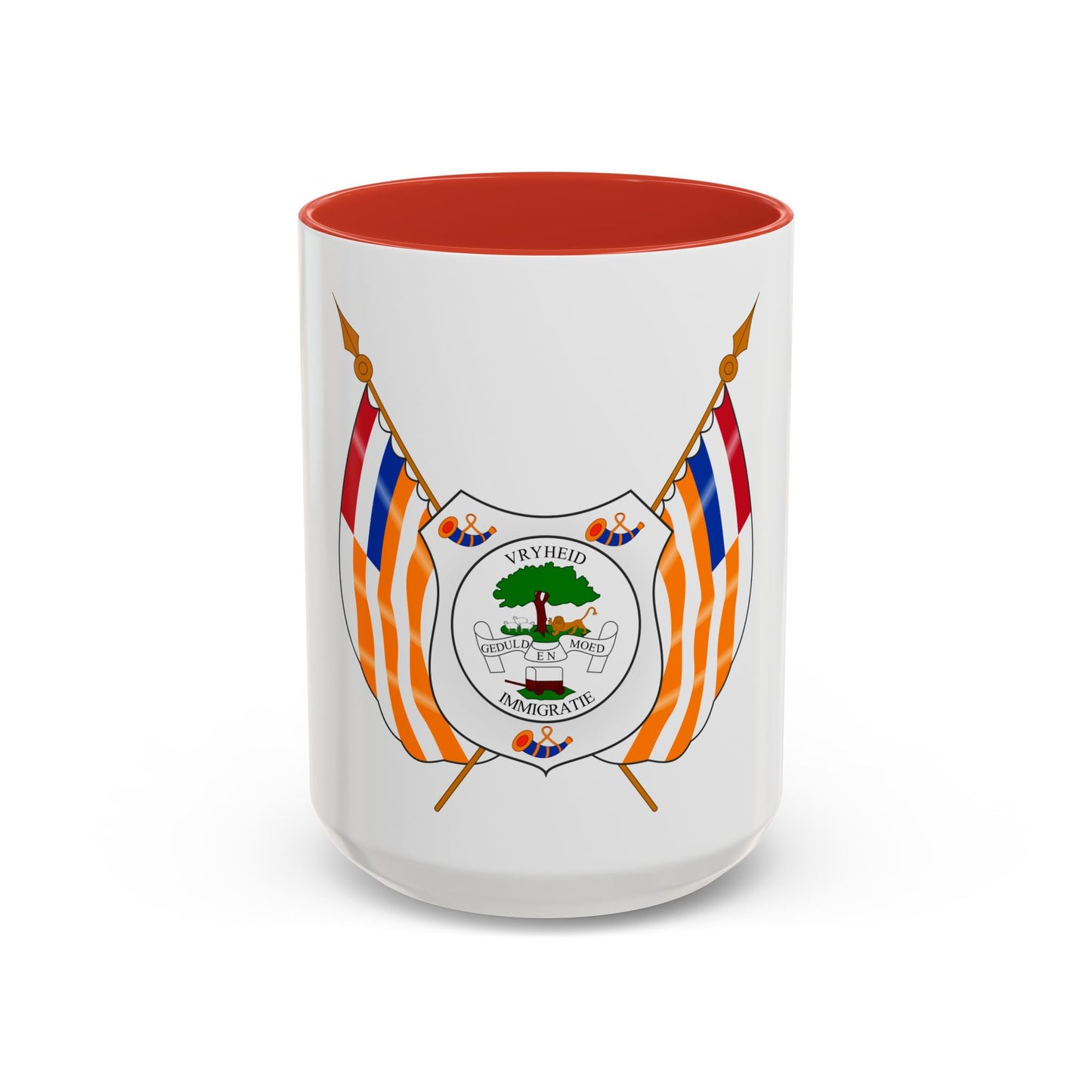 Coat of arms of the Orange Free State - Accent Coffee Mug