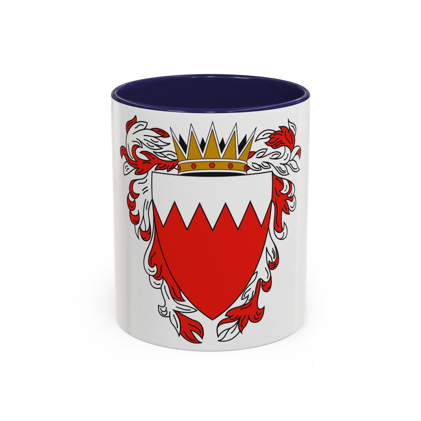 Coat of Arms of The Kingdom of Bahrain - Accent Coffee Mug