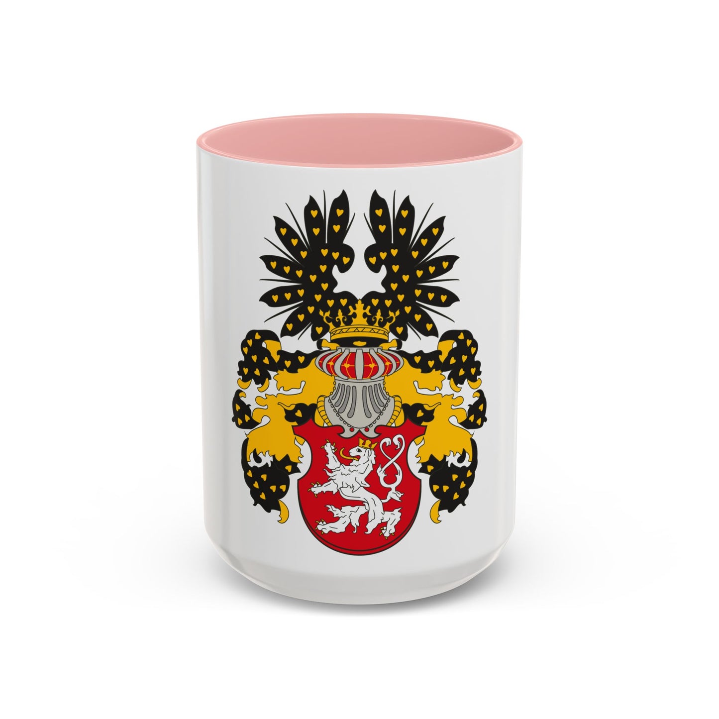 Coat of arms of the Kingdom of Bohemia - Accent Coffee Mug