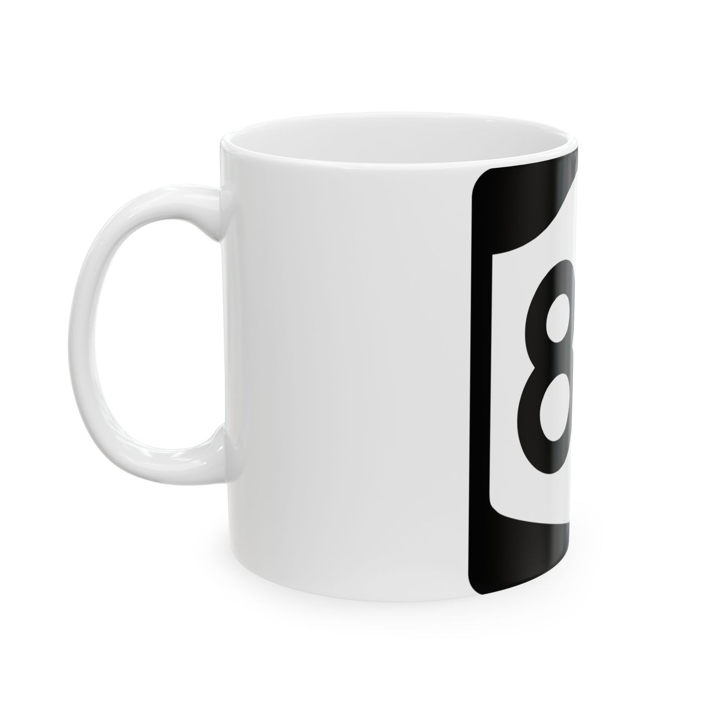 NY-86 (New York) (Road Sign) White Coffee Mug