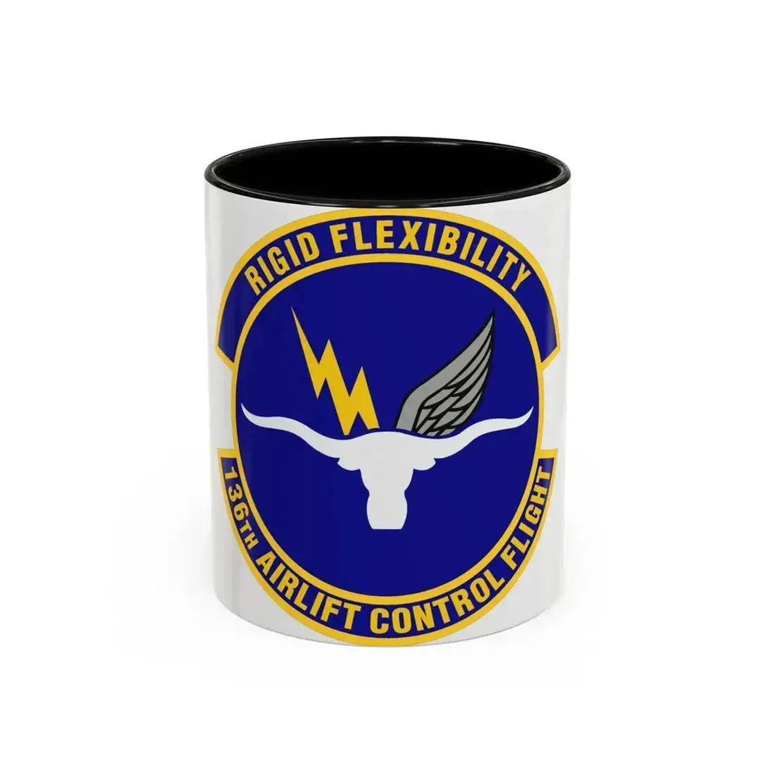 136th Airlift Control Flight (U.S. Air Force) Accent Coffee Mug 11oz Black - Go Mug Yourself
