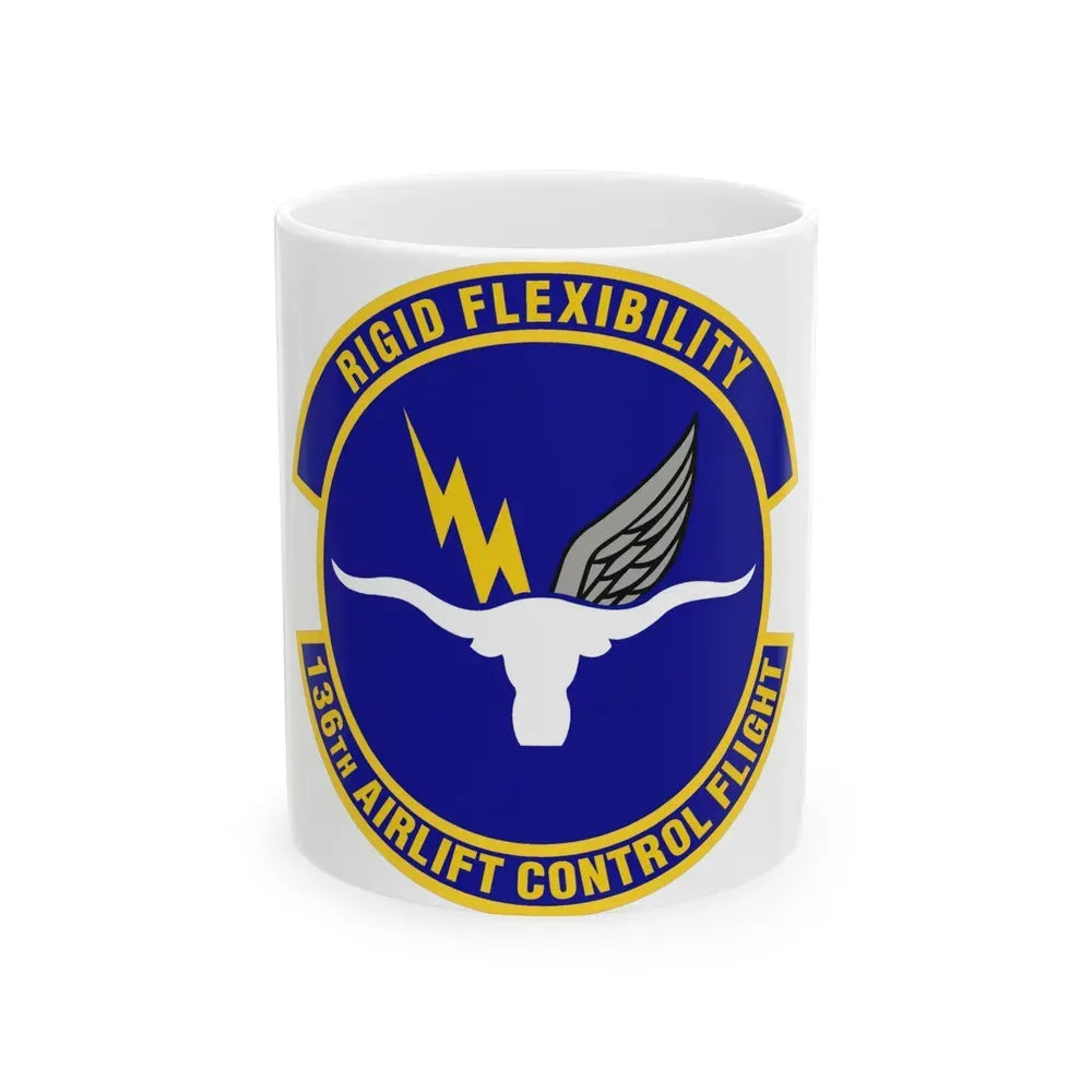136th Airlift Control Flight (U.S. Air Force) White Coffee Mug 11oz - Go Mug Yourself