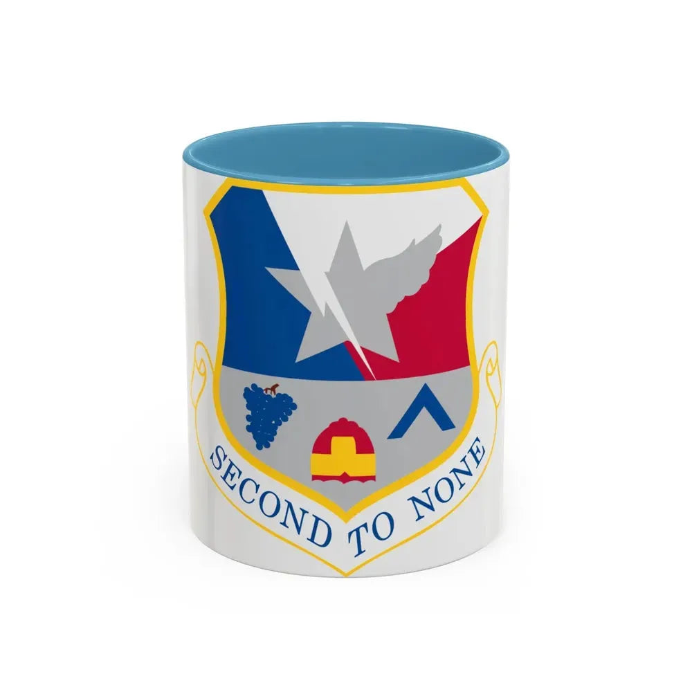 136th Airlift Wing (U.S. Air Force) Accent Coffee Mug 11oz Light Blue - Go Mug Yourself