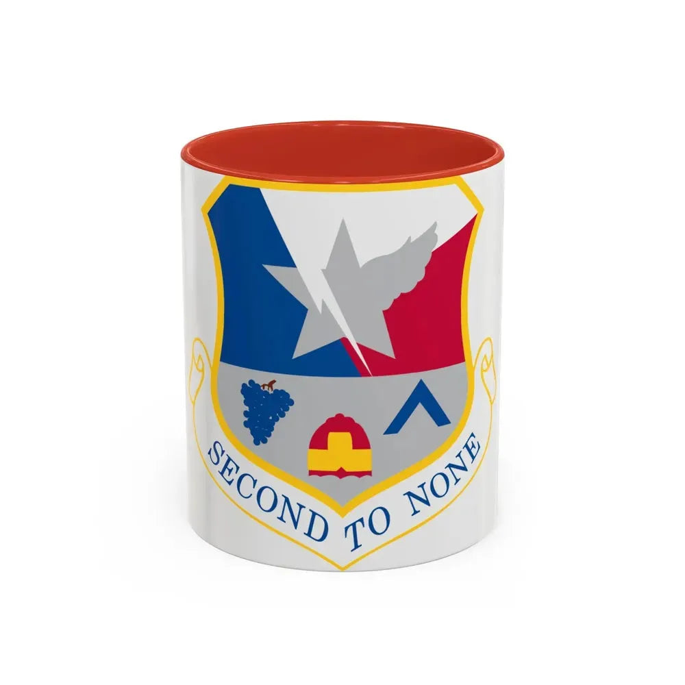 136th Airlift Wing (U.S. Air Force) Accent Coffee Mug 11oz Red - Go Mug Yourself