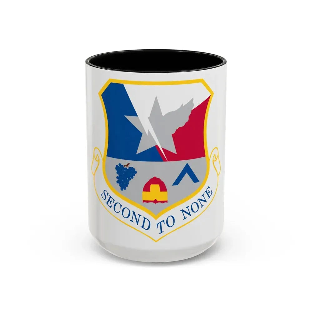 136th Airlift Wing (U.S. Air Force) Accent Coffee Mug 15oz Black - Go Mug Yourself