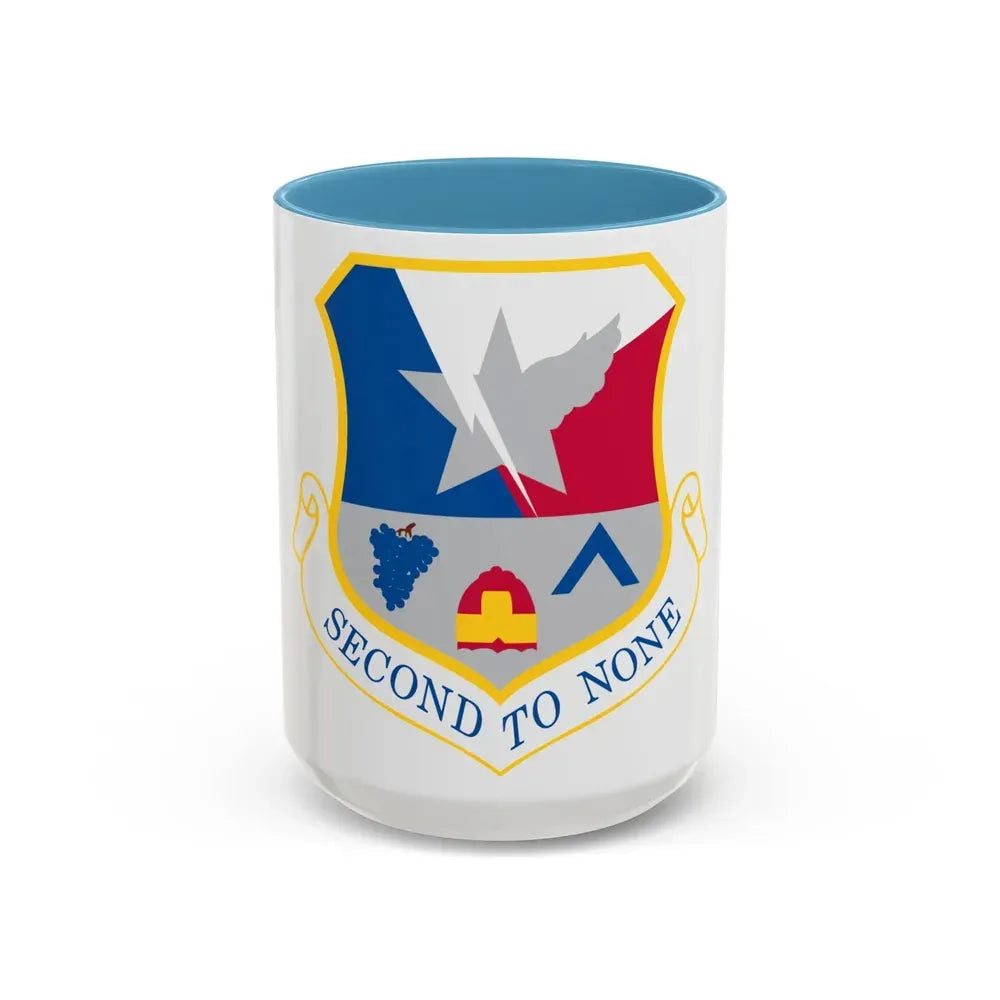 136th Airlift Wing (U.S. Air Force) Accent Coffee Mug 15oz Light Blue - Go Mug Yourself
