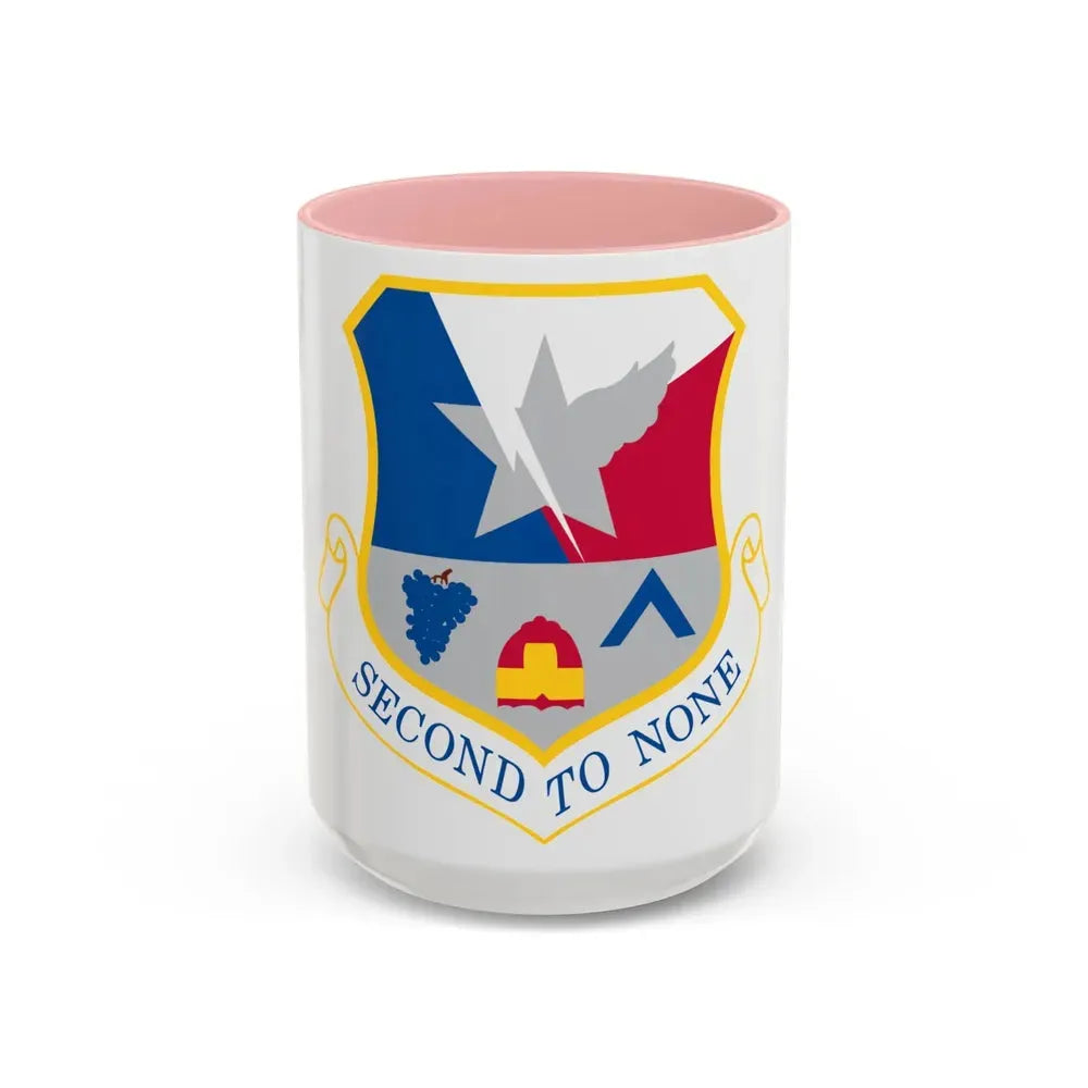 136th Airlift Wing (U.S. Air Force) Accent Coffee Mug 15oz Pink - Go Mug Yourself