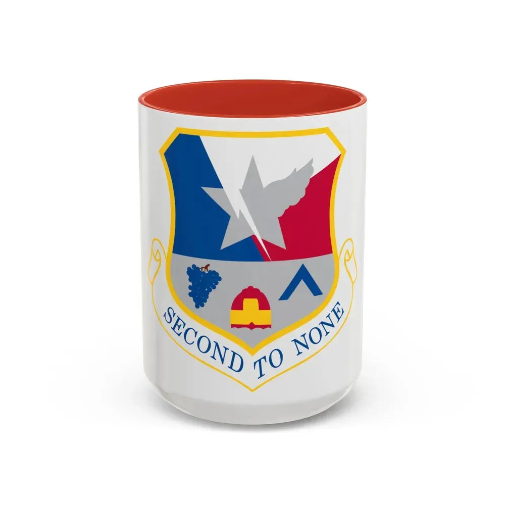 136th Airlift Wing (U.S. Air Force) Accent Coffee Mug 15oz Red - Go Mug Yourself