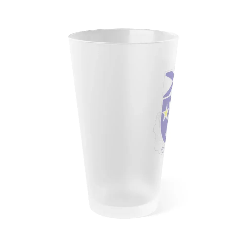 136th Infantry Regiment (U.S. Army) Frosted Pint Glass 16oz - Go Mug Yourself