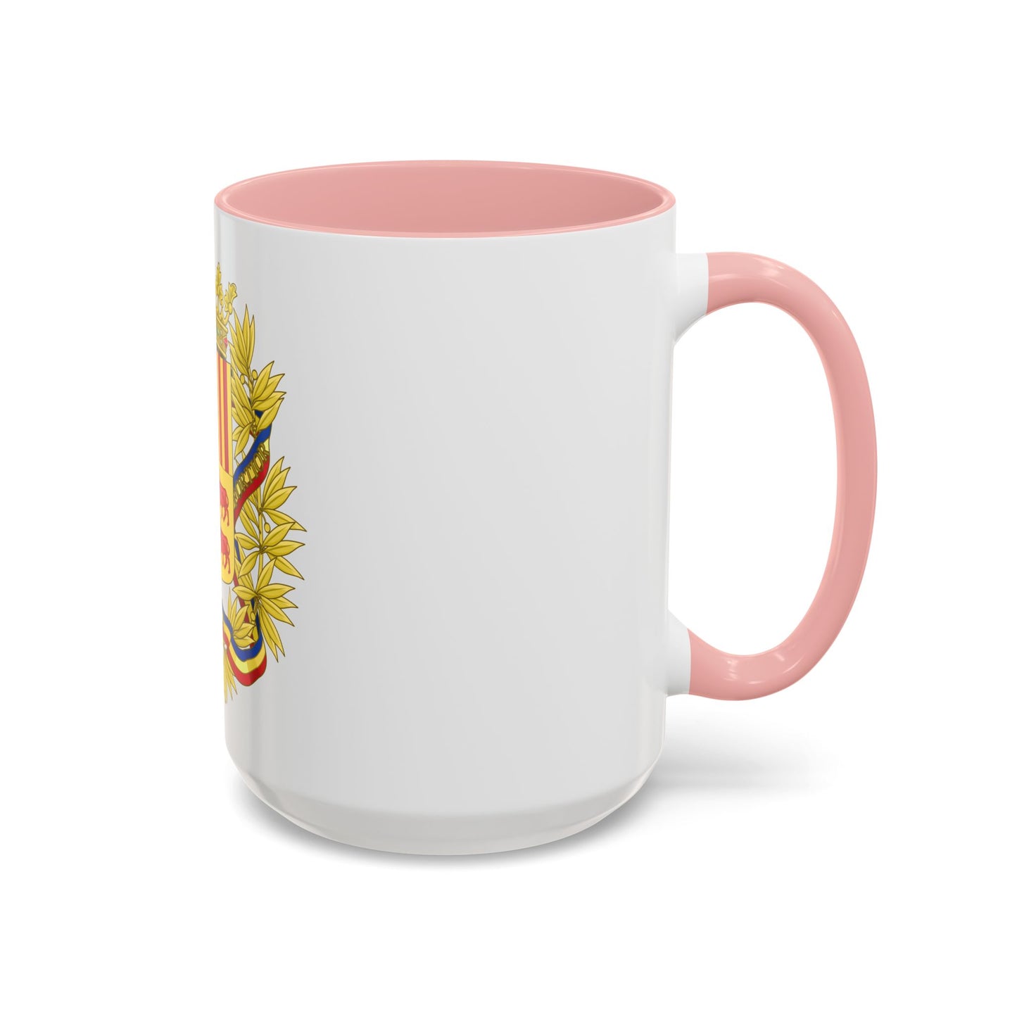 Coat of Arms of the high authorities of Andorra - Accent Coffee Mug