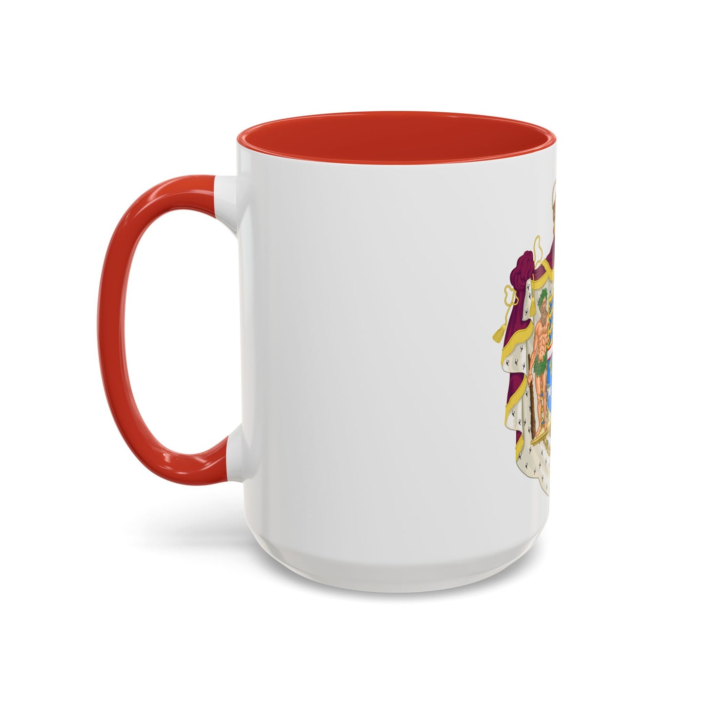 Coat of arms of the Crown Prince of Denmark - Accent Coffee Mug