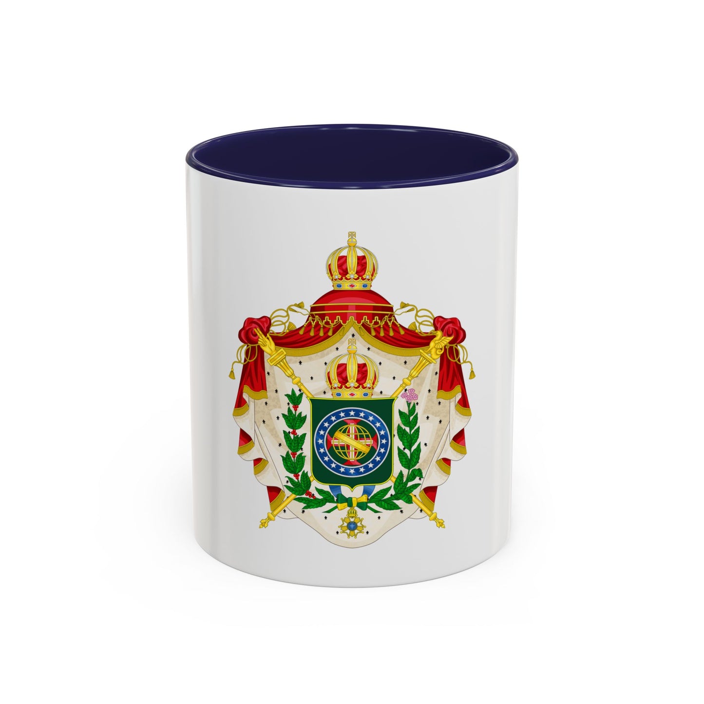 Coat of arms of the Empire of Brazil - Accent Coffee Mug
