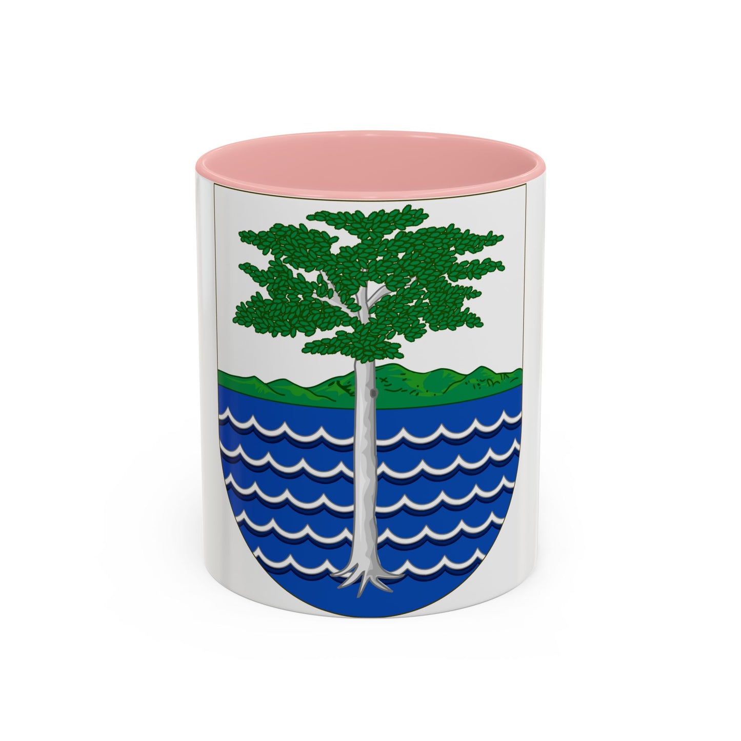 Coat of Arms of the Portuguese and Spanish Guinea - Accent Coffee Mug