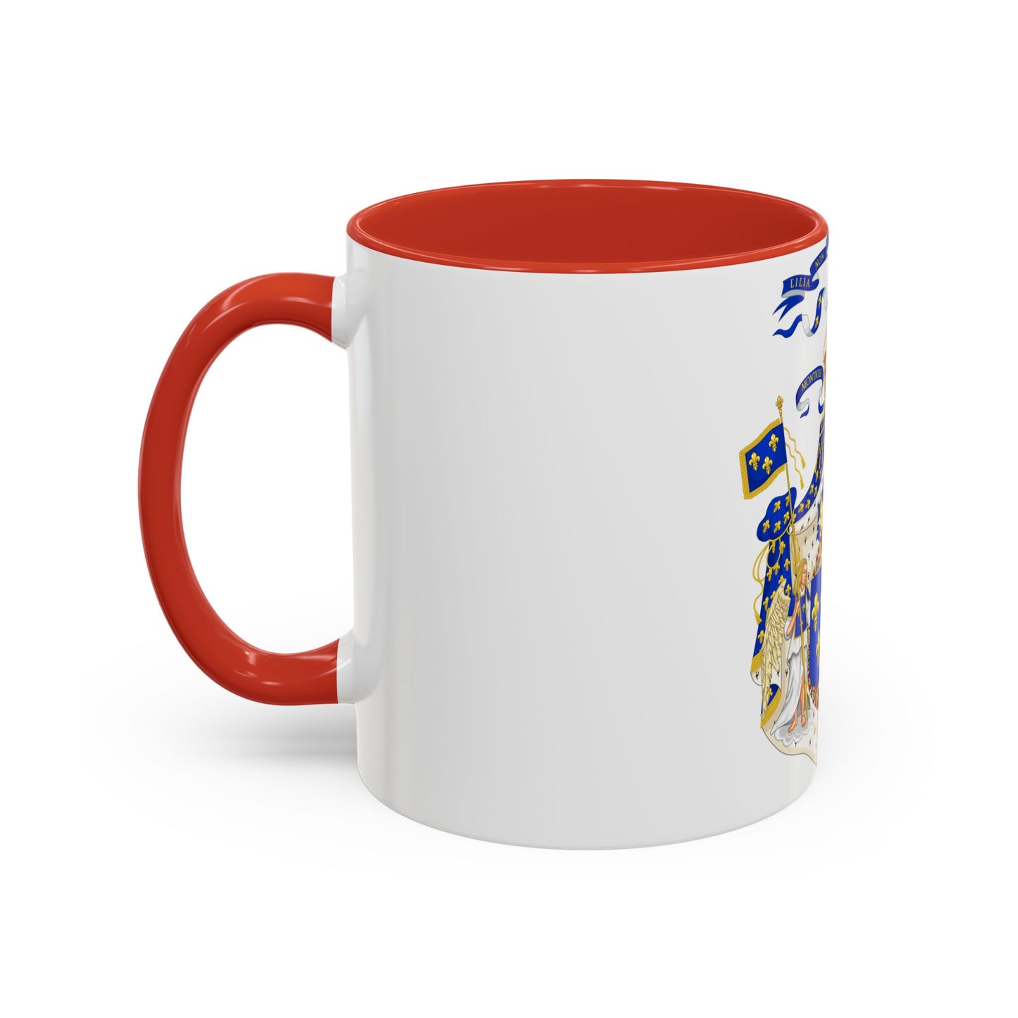 Grand Royal Coat of Arms of France & Navarre - Accent Coffee Mug