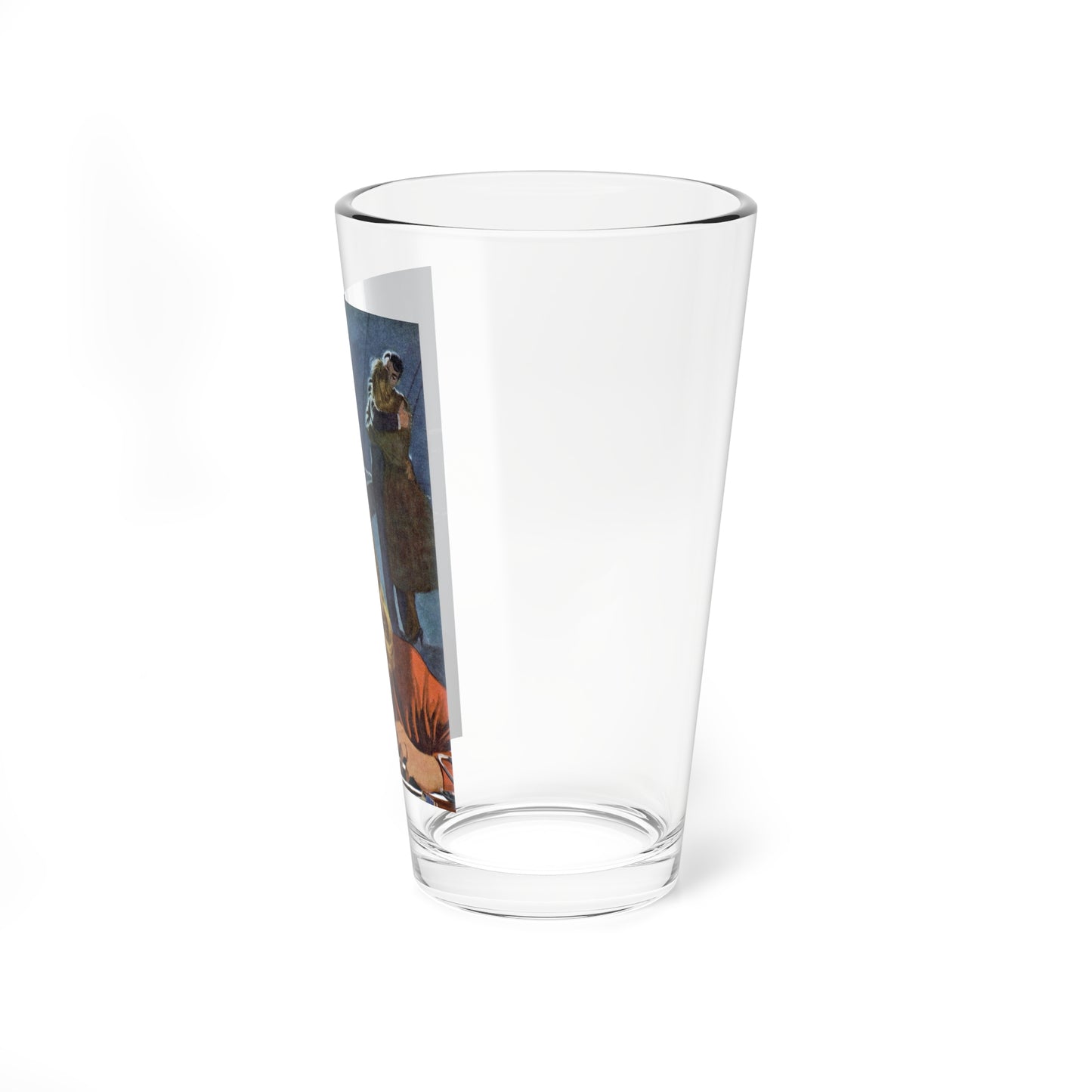 Once Before in the Moonlight (Pt. 1), Redbook, June 1948 (Magazine Illustration) Pint Glass 16oz