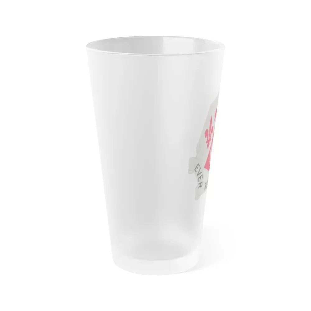 138 Engineer Group (U.S. Army) Frosted Pint Glass 16oz - Go Mug Yourself