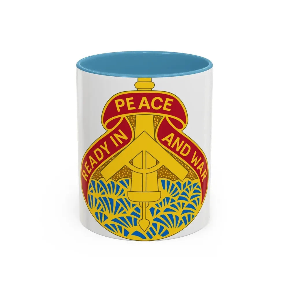 138 Field Artillery Brigade 2 (U.S. Army) Accent Coffee Mug 11oz Light Blue - Go Mug Yourself