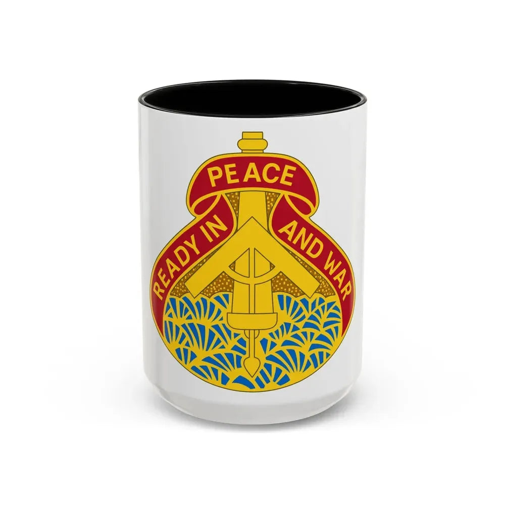 138 Field Artillery Brigade 2 (U.S. Army) Accent Coffee Mug 15oz Black - Go Mug Yourself